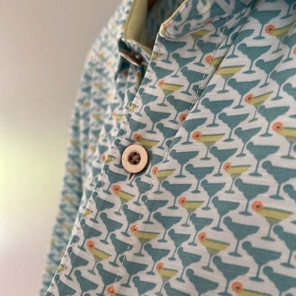 Tommy Bahama Men’s Veracruz Cay Cocktail Mixer Short-Sleeve Shirt Large - Picture 7 of 11